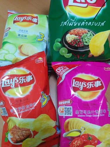 シンガポールで見かけるLay'sの面白い味